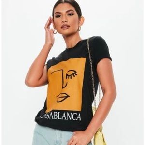 Misguided Casablanca Top